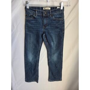 Levi's 511 Slim Jeans Boys  Blue Dark Wash Slim Mid Rise Slim